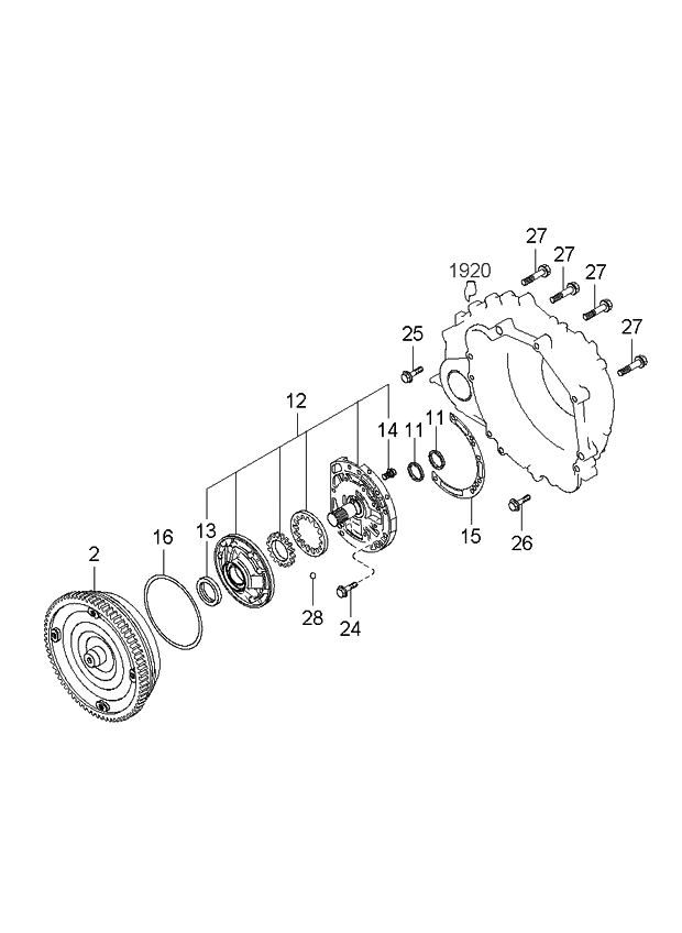 Kia 4510039420 Converter Assembly-Torque