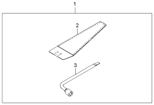 Kia 09149FL200 Bag-Tool