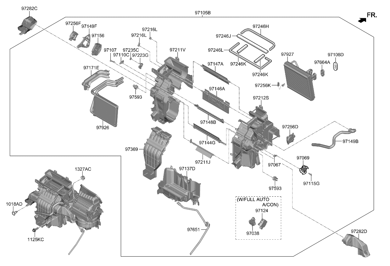 Kia 97155C7000 Bracket