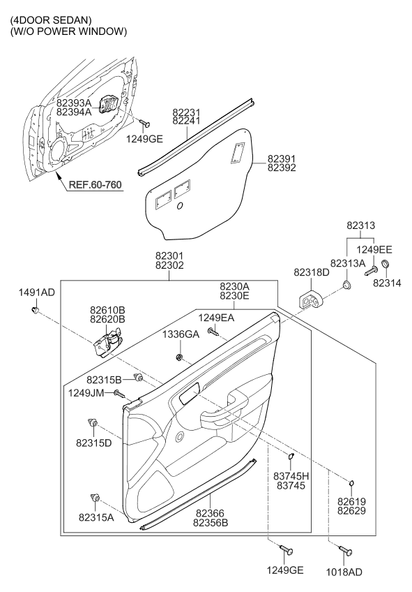 Kia 1336106156 Nut-Spring