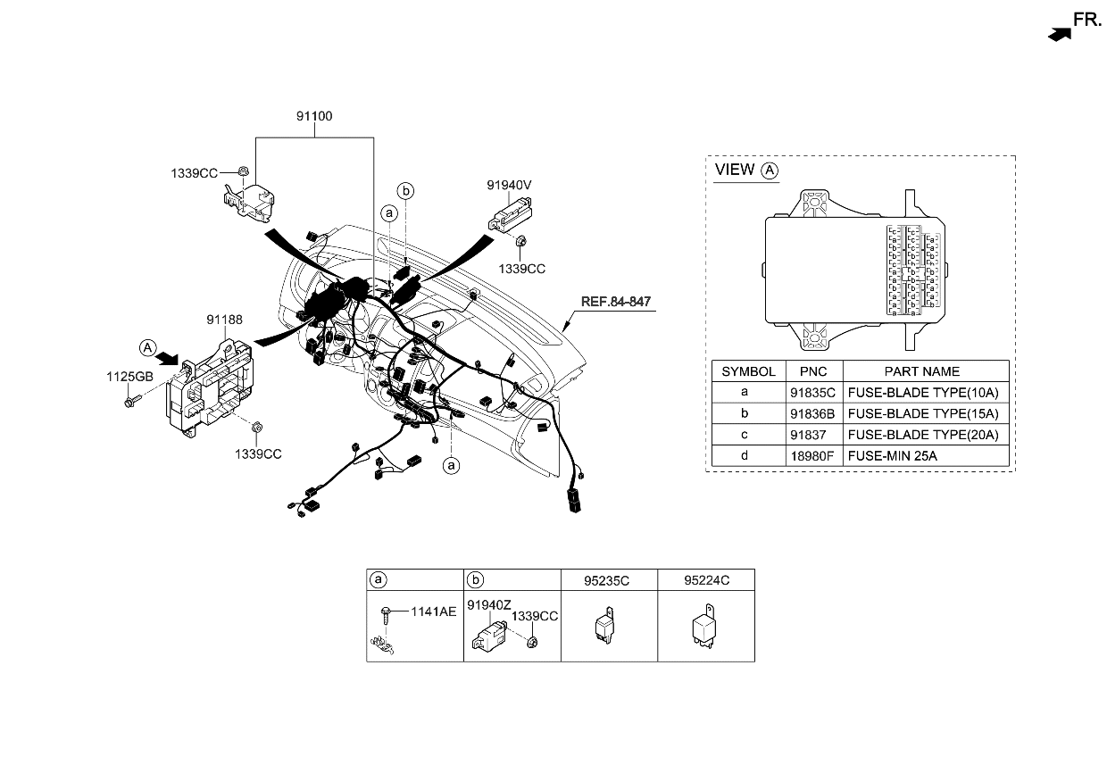 Kia 911071M350 Wiring Assembly-Main