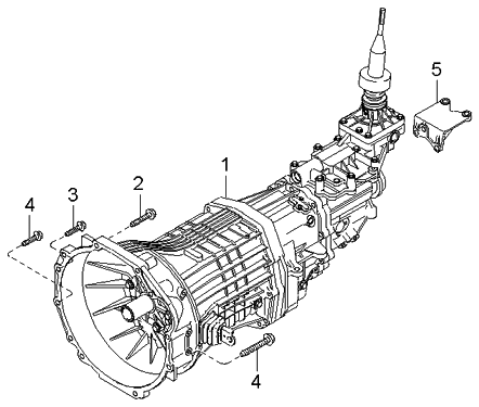 Kia 430003C800 Transmission Compartment