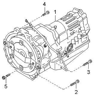 Kia 450004C151 Auto TRANSAXLE Assembly