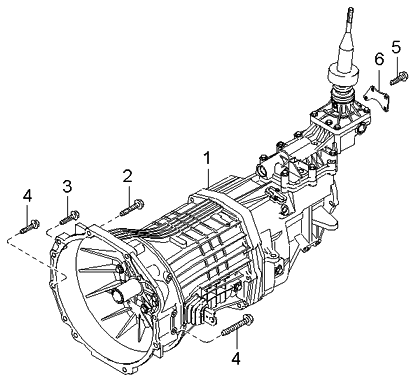 Kia 430003C700 Transmission Compartment