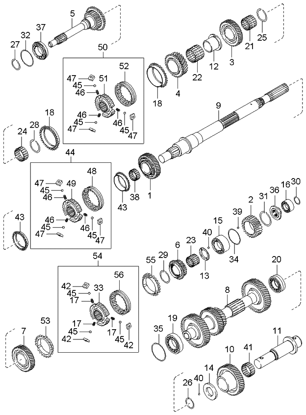 Kia 432243C160 Ring-Snap