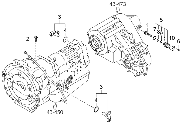 Kia 4557011710 Sleeve Assembly-Speedometer