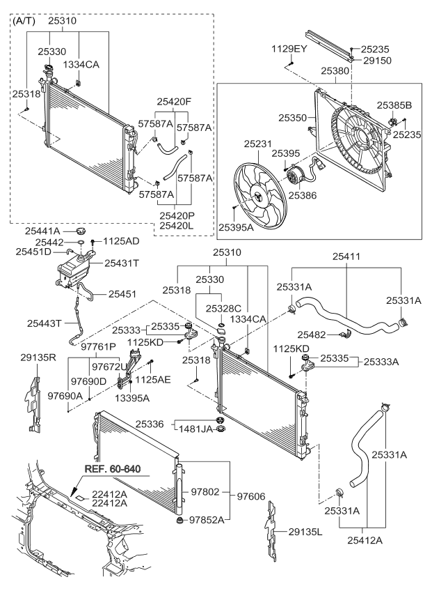 Kia 254272P500 Hose Assembly-Oil COOLIN