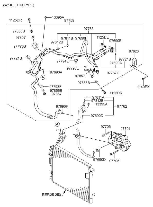 Kia 977932B000 Clip-Suction Hose Mounting