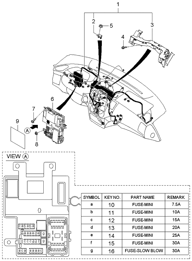 Kia 911054D670 Wiring Assembly-Main