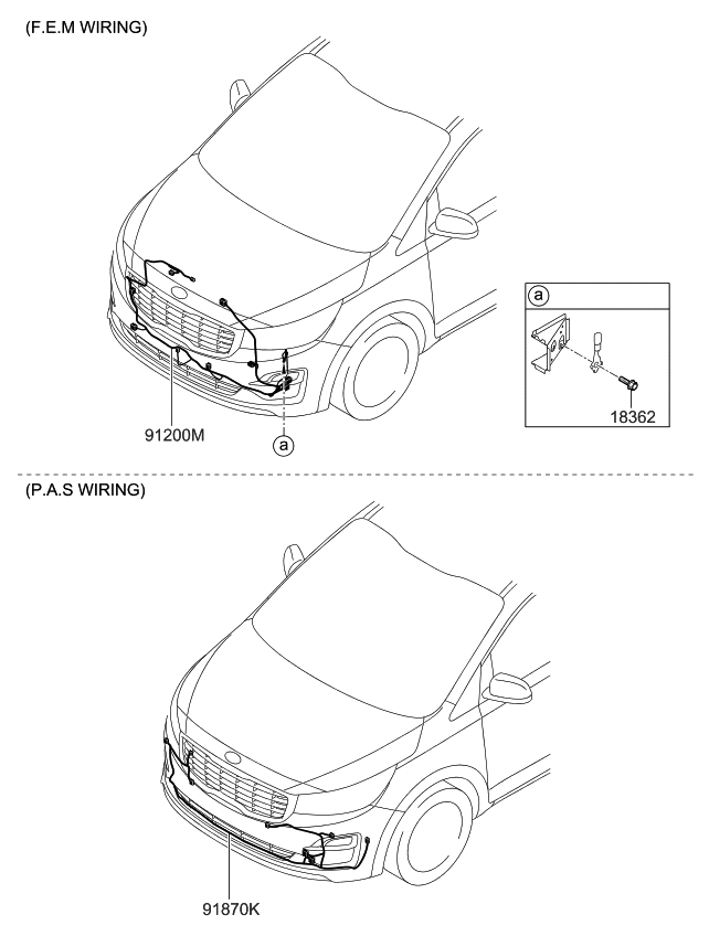 Kia 91842A9040 Wiring Assembly-Fem