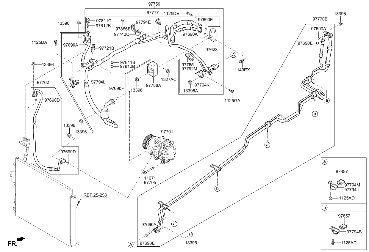 Kia 97794A9100 Clip-Pipe MTG