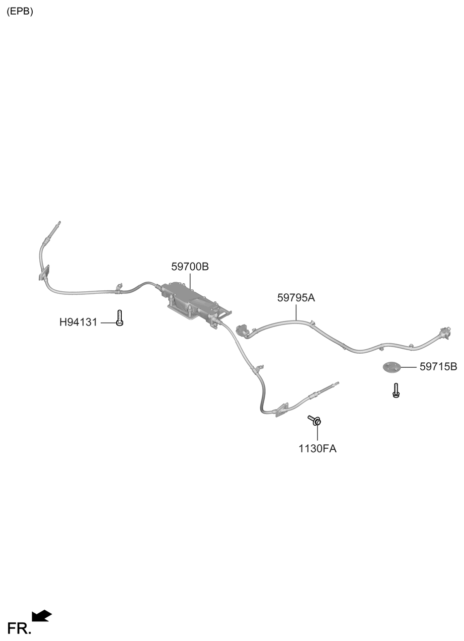 Kia 59795A9100 Extension Wire-Epb Connector