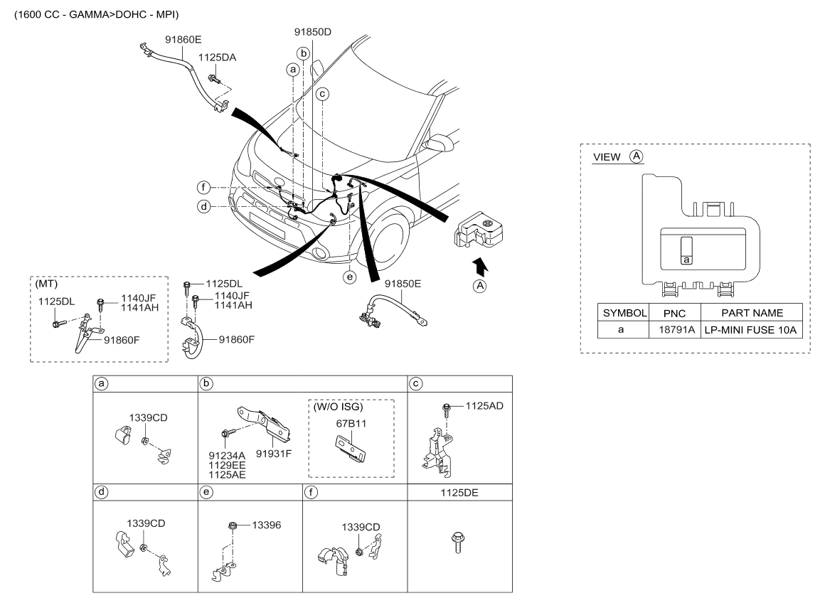 Kia 919312S110 Bracket-Wiring Mounting