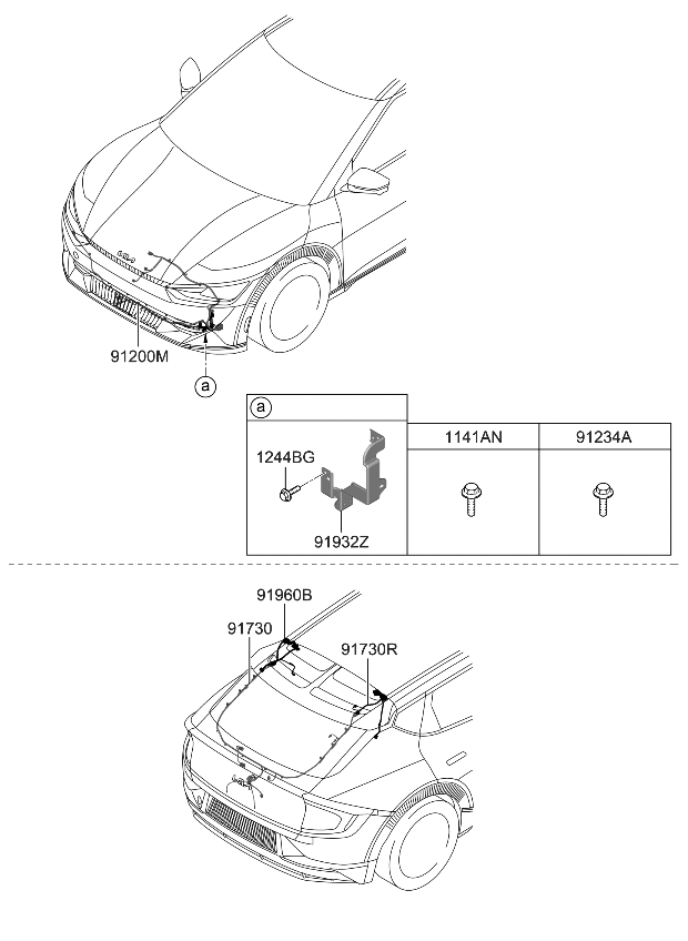 Kia 91650CV350 WIRING ASSY-TAIL GAT