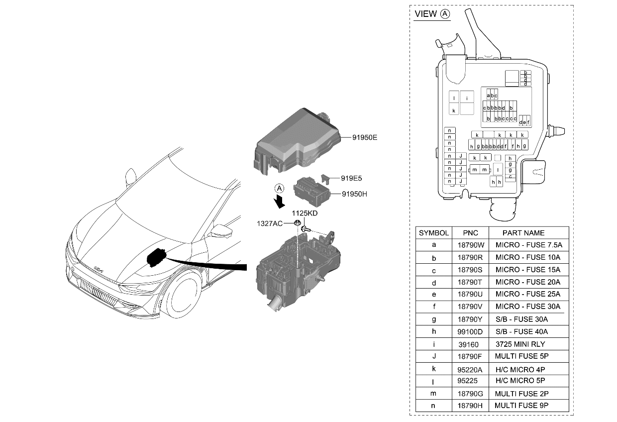 Kia 952252S000 Relay Assy-Power