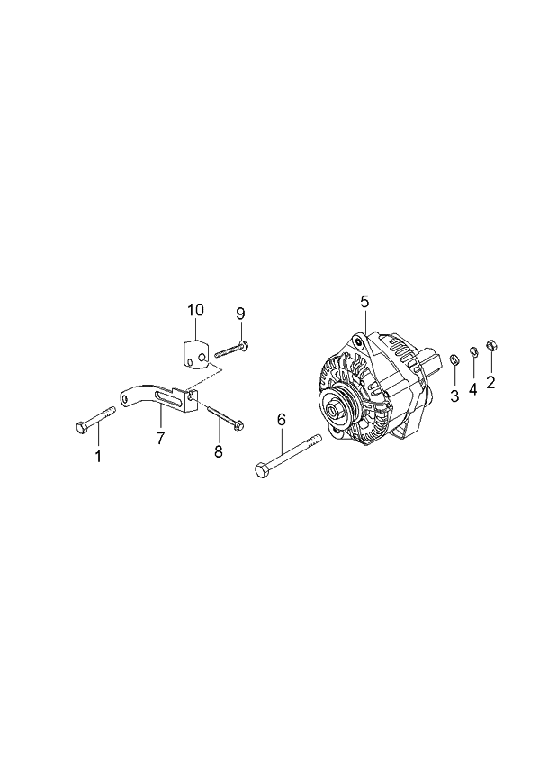 Kia 3730023600 Generator Assembly