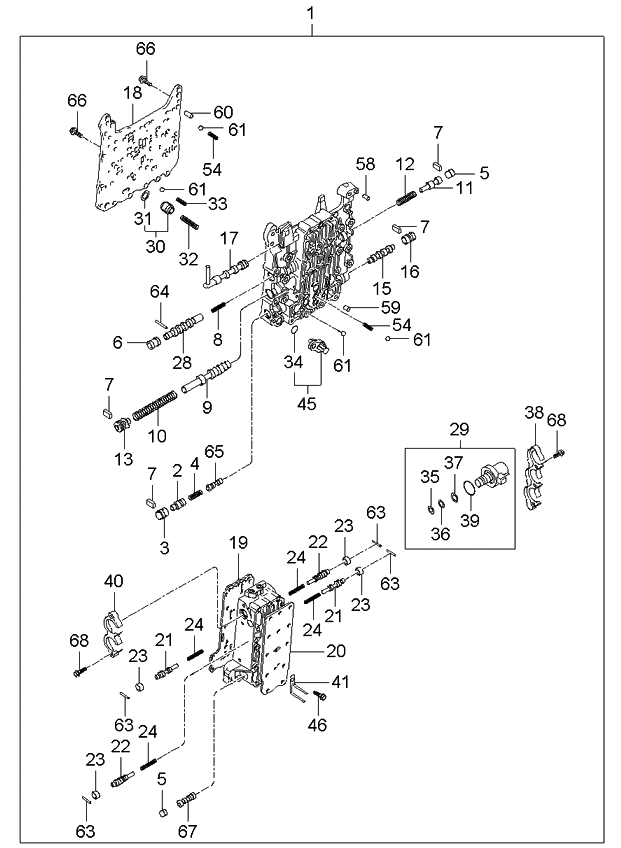 Kia 4621039012 Body Assembly-Automatic TRANSAXLE Valve