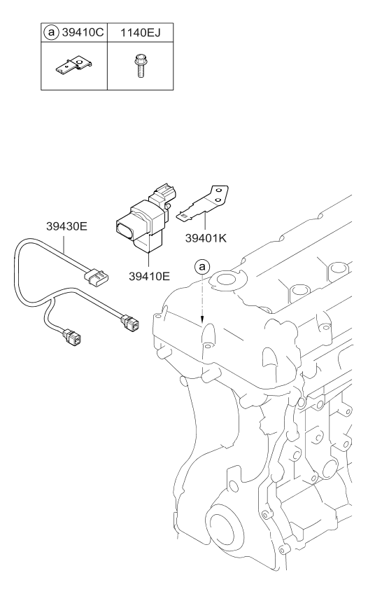 Kia 394302B050 Extension Wire-RCV(W