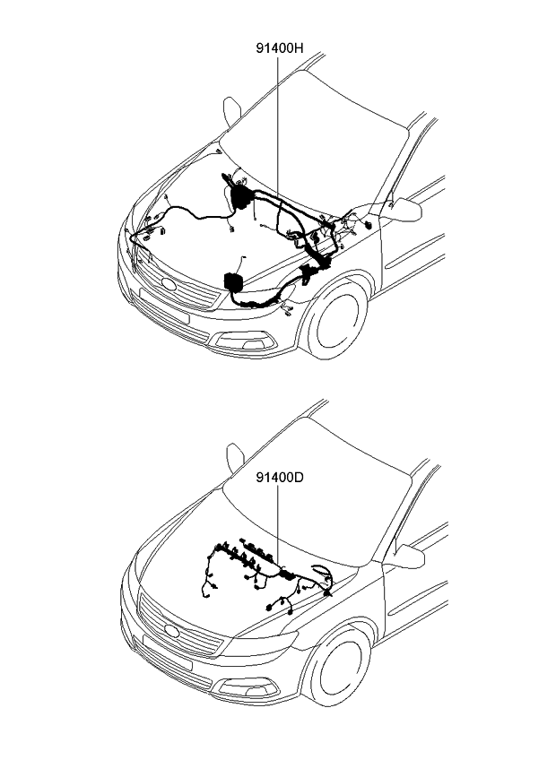 Kia 914452G081 Wiring Assembly-Control