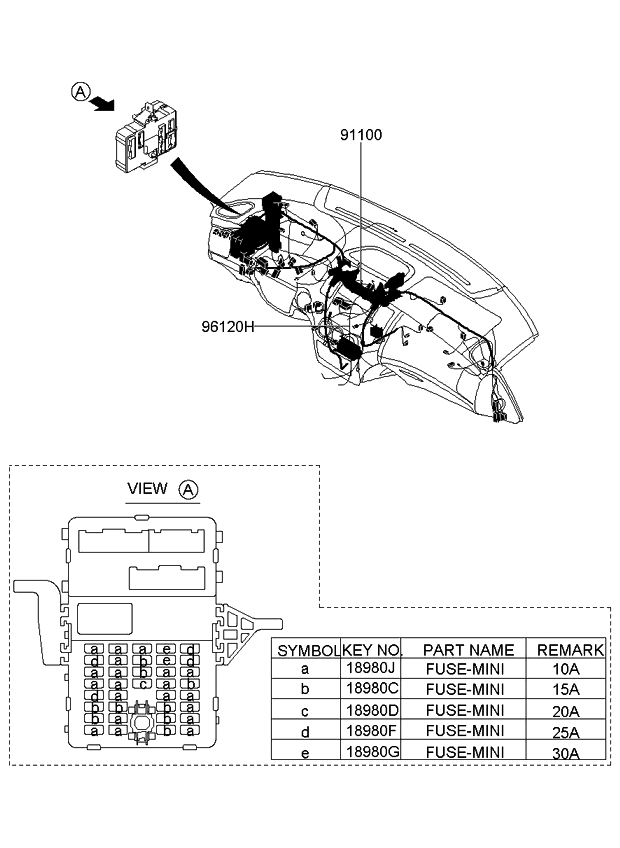 Kia 913362G071 Wiring Assembly-Main