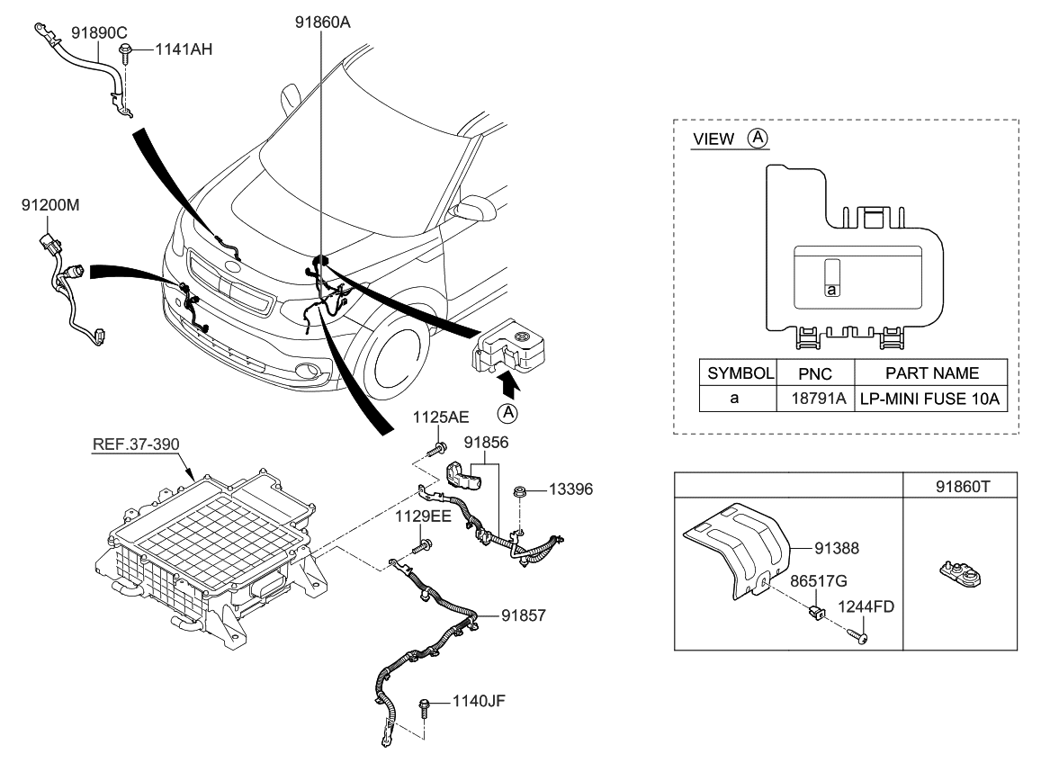 Kia 91932E4500 Bracket-Control Wiring