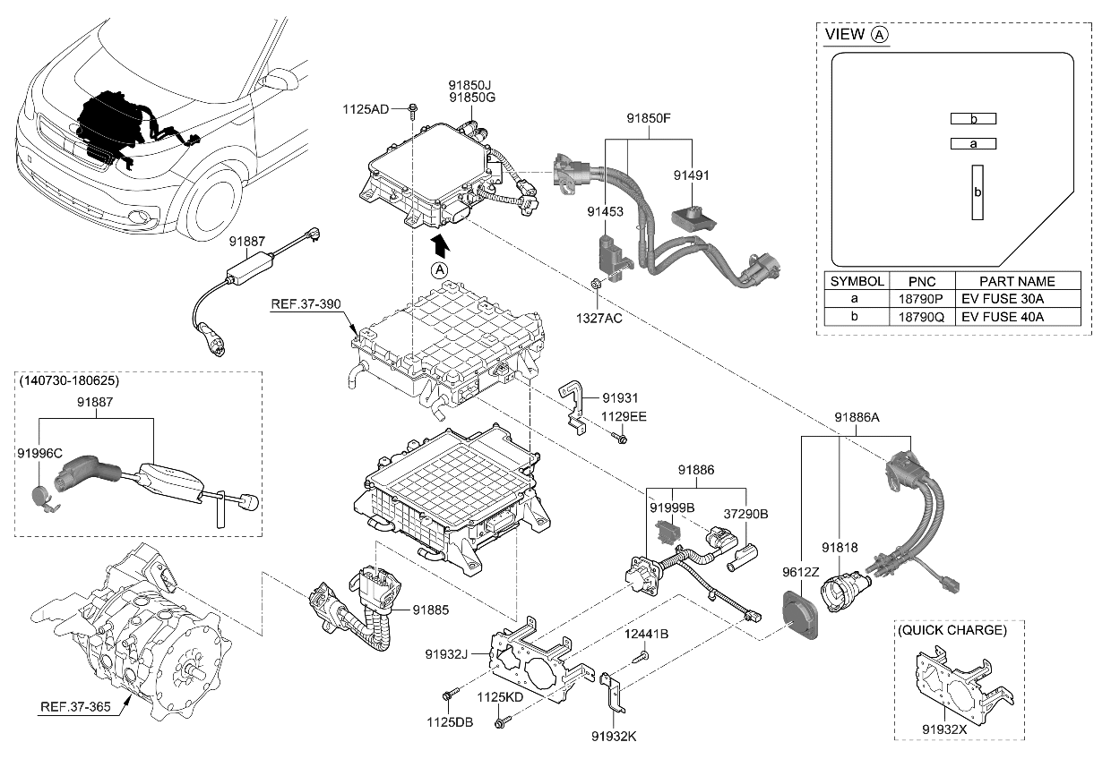 Kia 91971E4600 Protector-Wiring