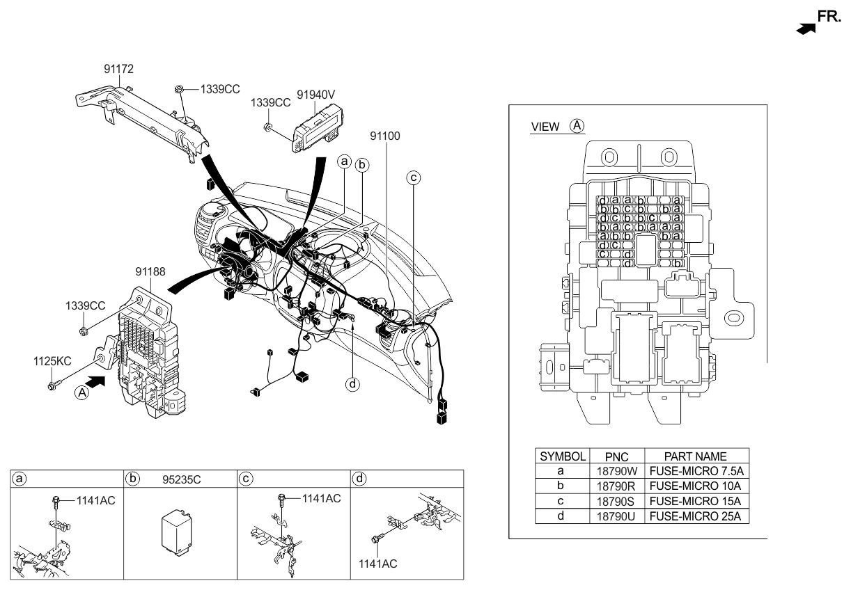 Kia 91100E4151 Wiring Assembly-Main