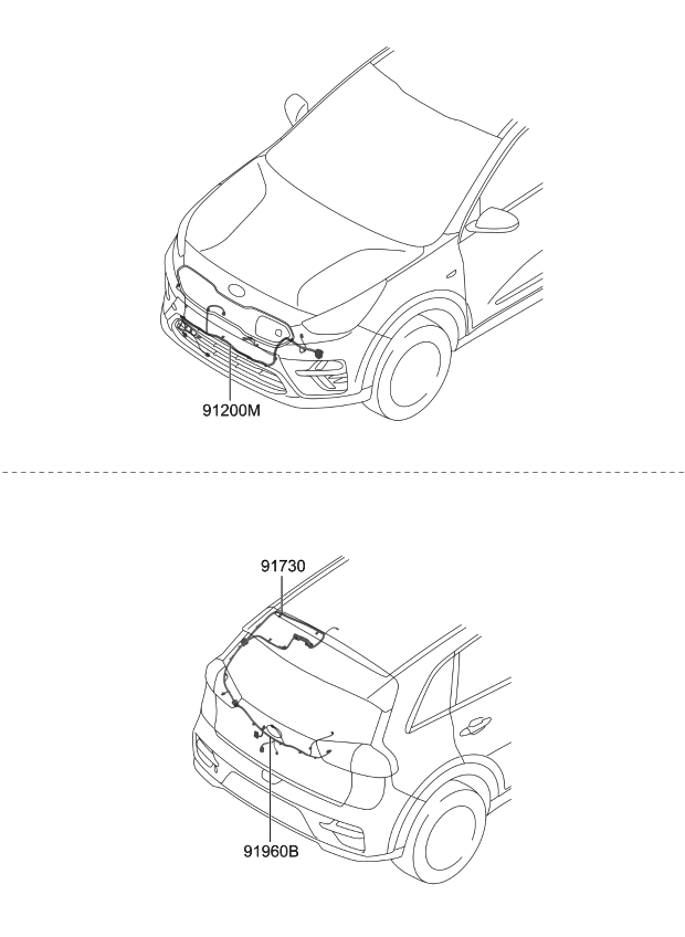 Kia 91655Q4020 Wiring Assembly-Tail GAT