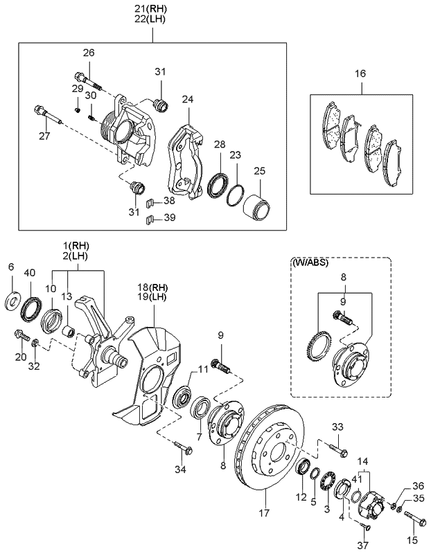 Kia 0K01133261C Splash Shield Right