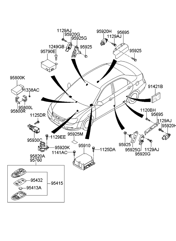 Kia 957902F900 Receiver Assembly-KEYLES