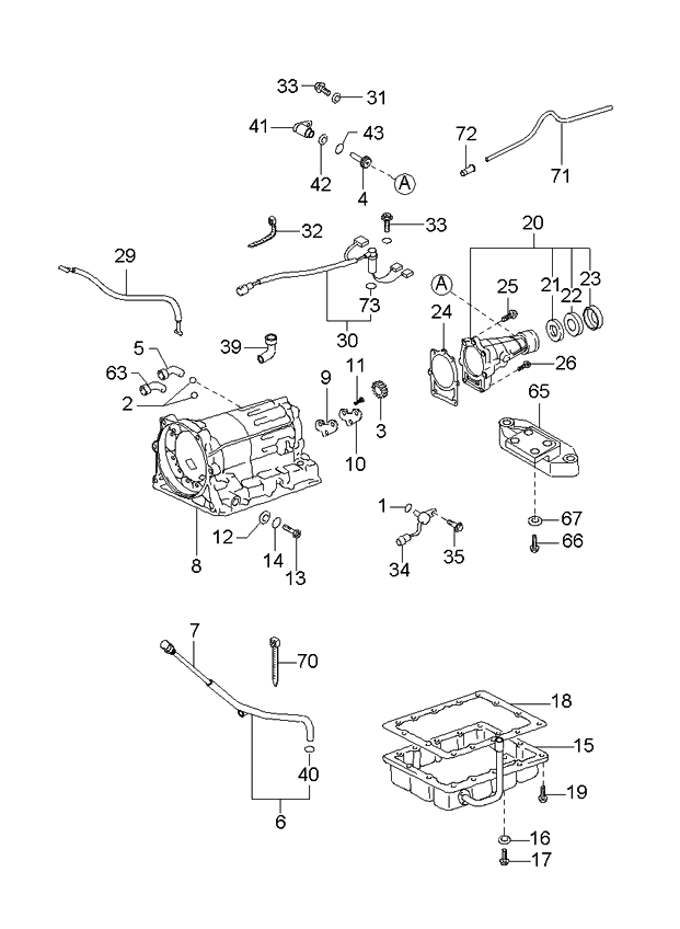 Kia 0K0151944D Sensor-Speed