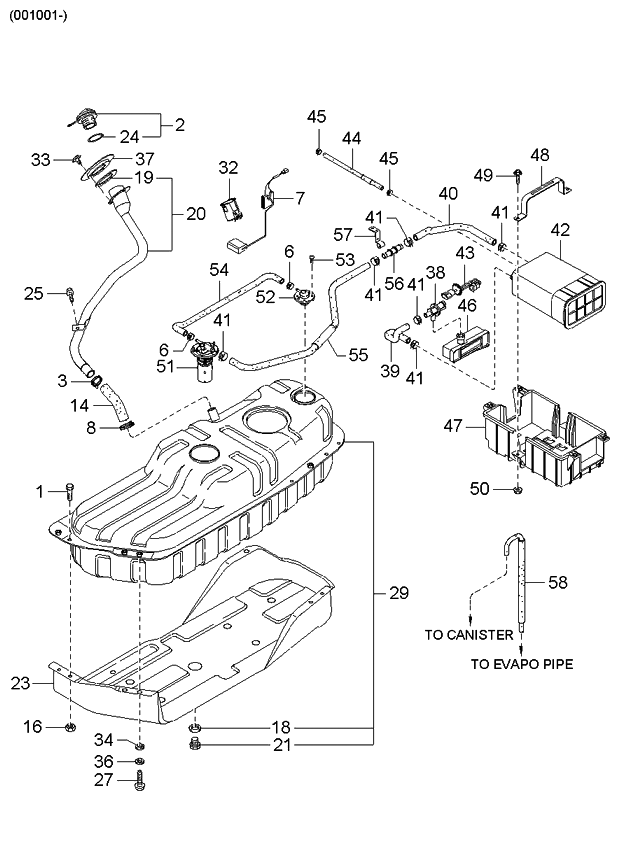 Kia 0K01842450 Reinforcement Assembly-FUELINLET P