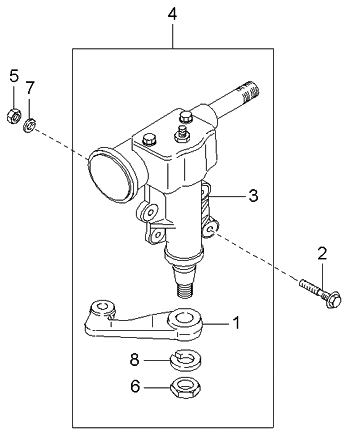 Kia 1346224001 Nut