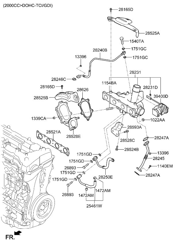 Kia 1540710203 Bolt-Eye Joint