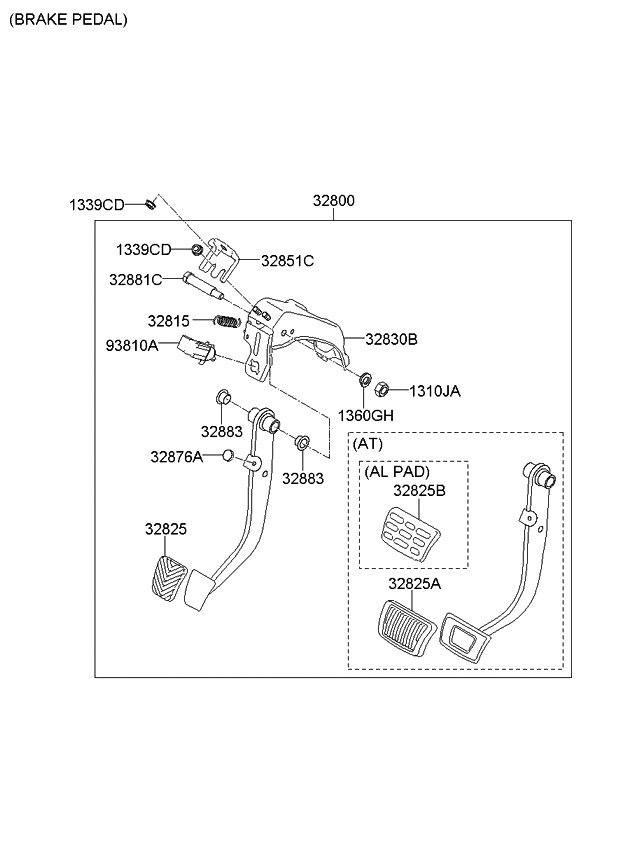 Kia 328313R000 Bracket-Cowl Mounting