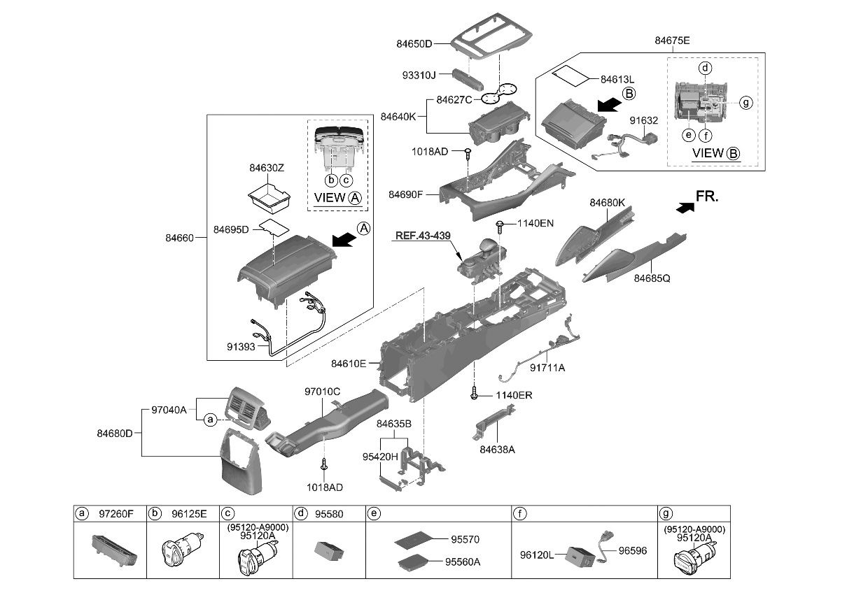 Kia 97260J6000 Display Assembly-Rr Cont