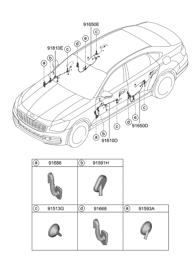 Kia 91981J6020 GROMMET