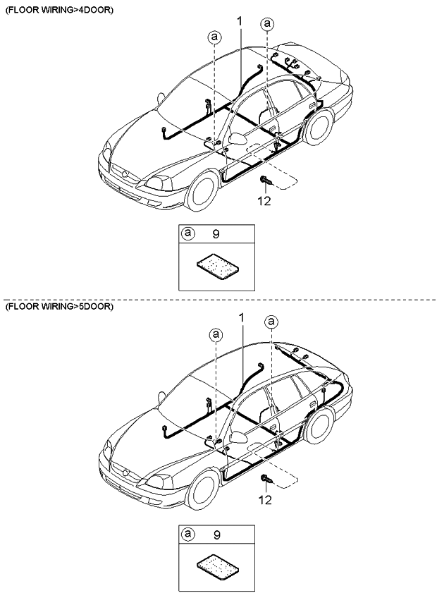 Kia 91545FD080 Wiring Assembly-Floor