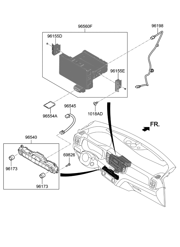 Kia 96554D9711 External Memory-Map