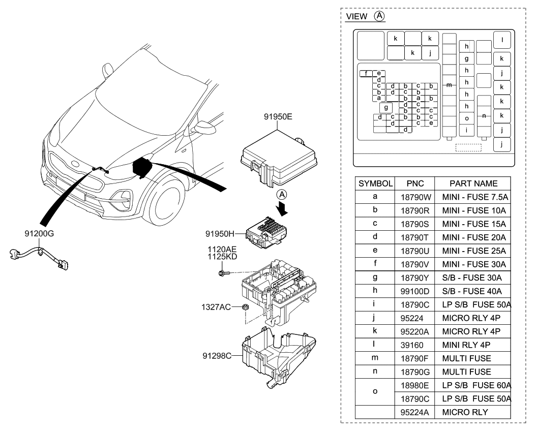 Kia 952304N000 Relay Assembly-Micro