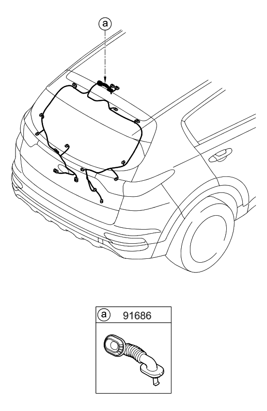 Kia 91981D9300 Grommet