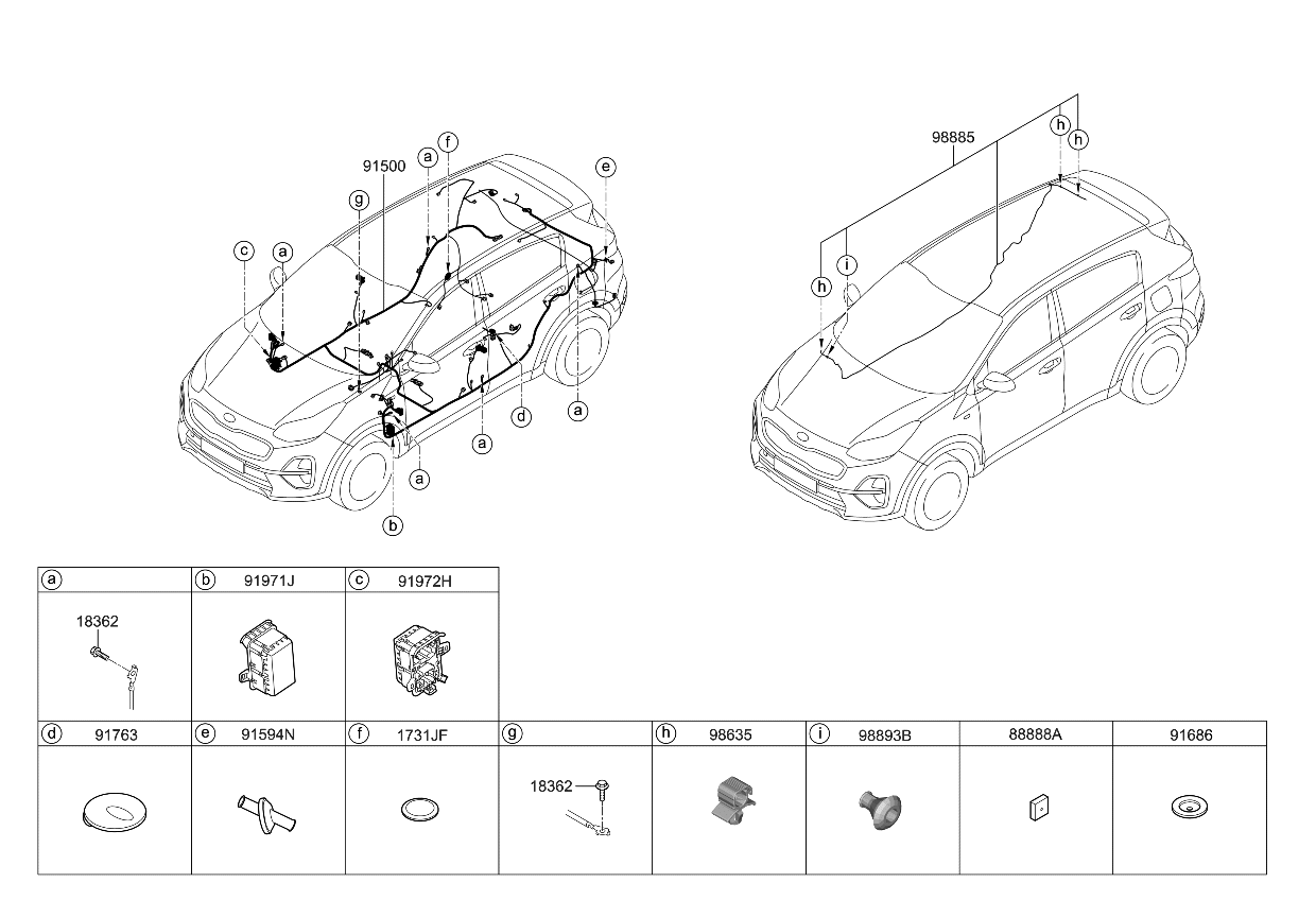 Kia 91971D3050 Protector-Multi Box