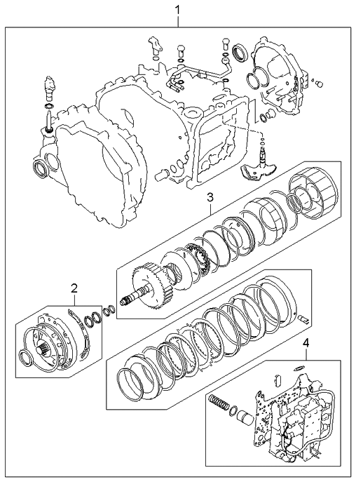 Kia K0AB222900 Gasket & Seal Kit