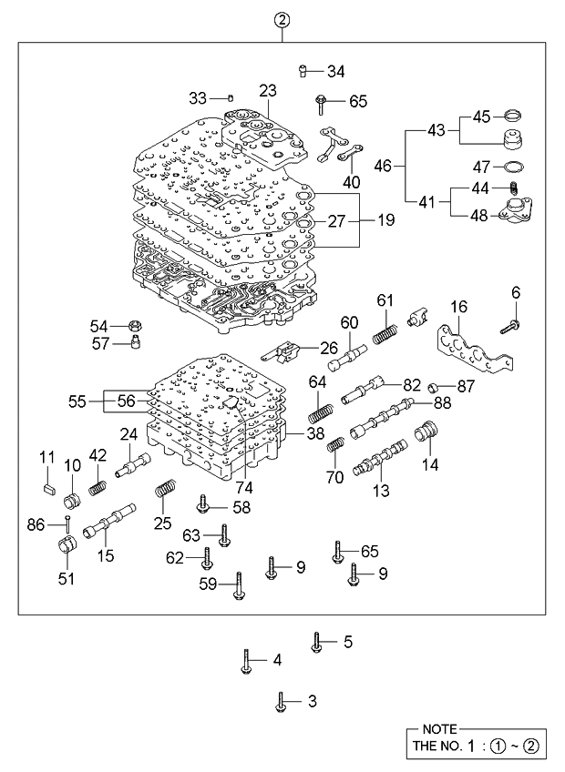 Kia 4627722700 Plate Assembly-SEPARATIN