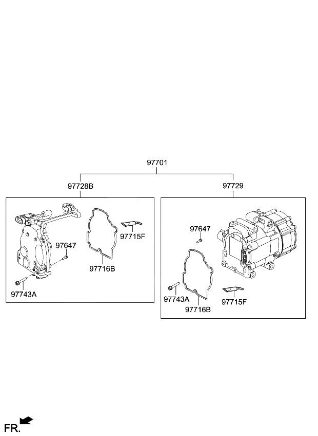 Kia 97728E7000 Inverter Kit-COMPRES