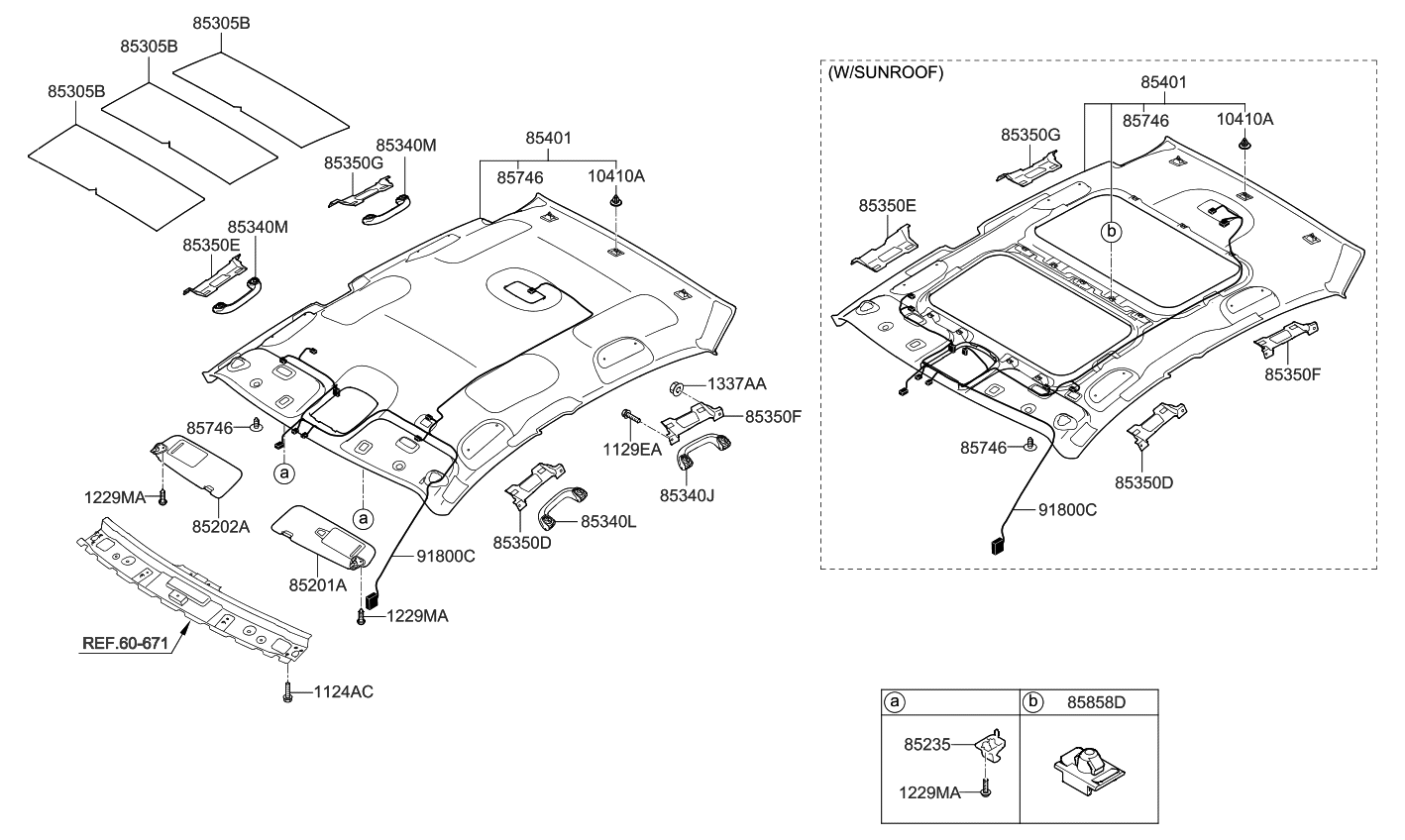 Kia 918004C130 Wiring Assembly-Roof