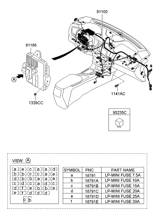 Kia 911014C011 Wiring Assembly-Main