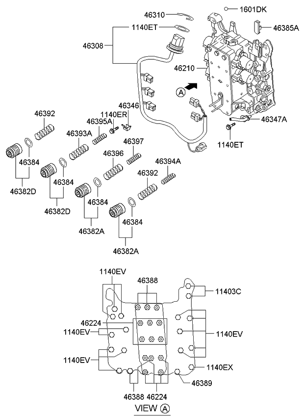 Kia 463463A000 Reservoir