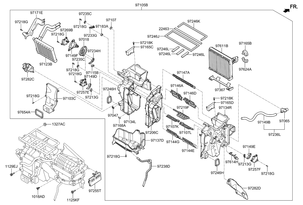 Kia 97255F6210 Control Assembly