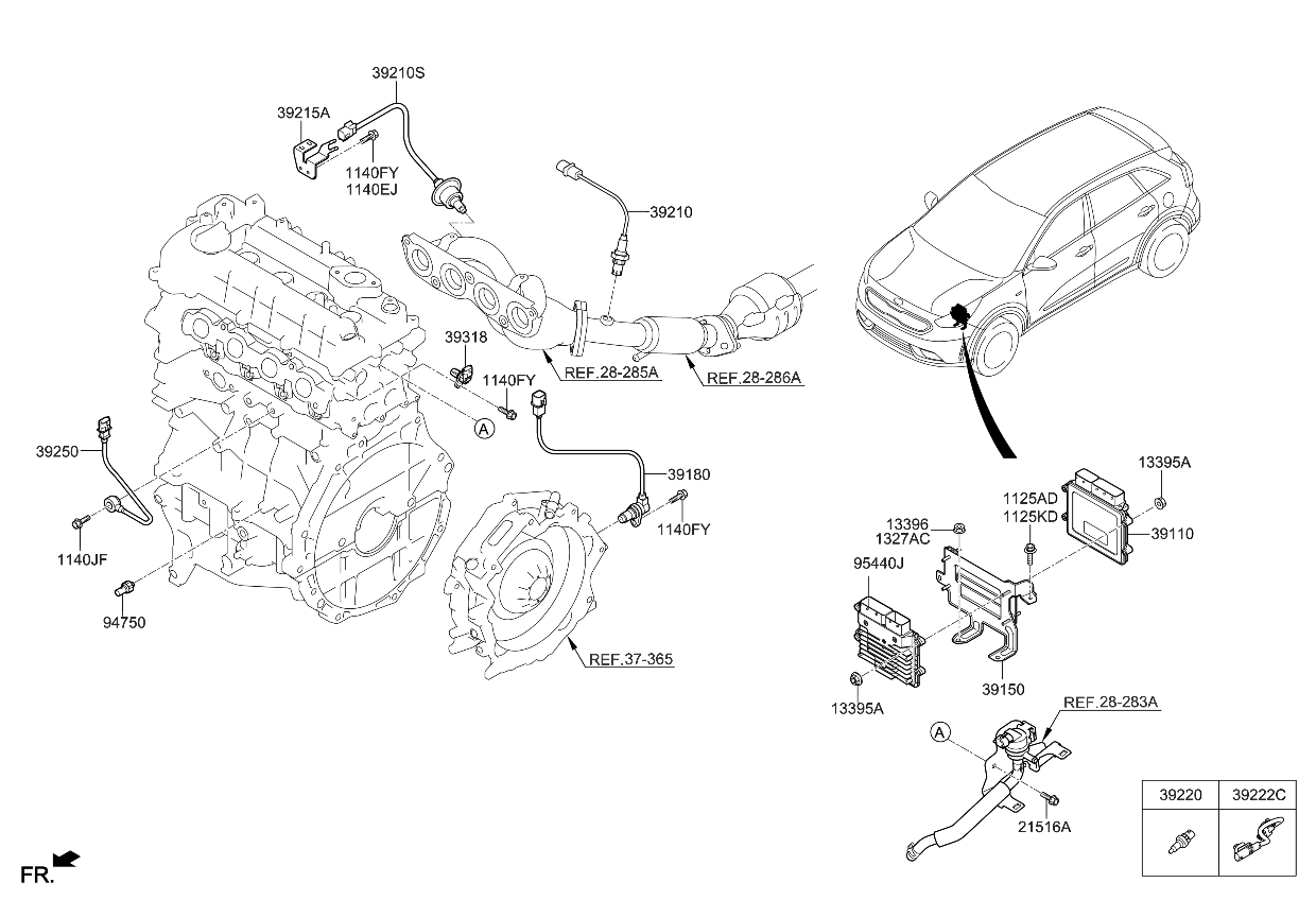 Kia 954412BBR0 T/M Control Unit